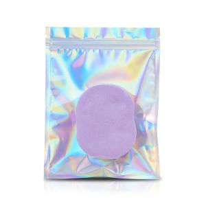 Wholesale Bright Surface Resealable Zipper Bags Rainbow Color Laser Holographic from china suppliers