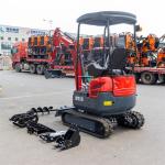 Compact Powerful Mini Hydraulic Excavator With 1800kg Operating Weight