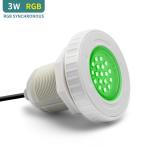 3W 70LM 12v SMD5050 RGB Vinyl Pool Lights Synchronous Control