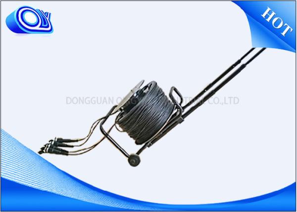 1 / 2 / 4 Core Fiber Optic Cable , Single Mode Armored Fiber Cable Unarmored