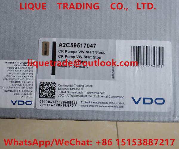 SIEMENS VDO fuel pump 5WS40836, 5WS40891, A2C59517047 , 03L130755AN, 03L130755E
