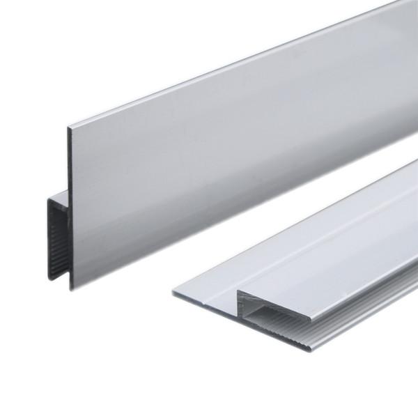 Silver Anodizing AA10um Matt Anodized Aluminium LED Profiles Advertising Light