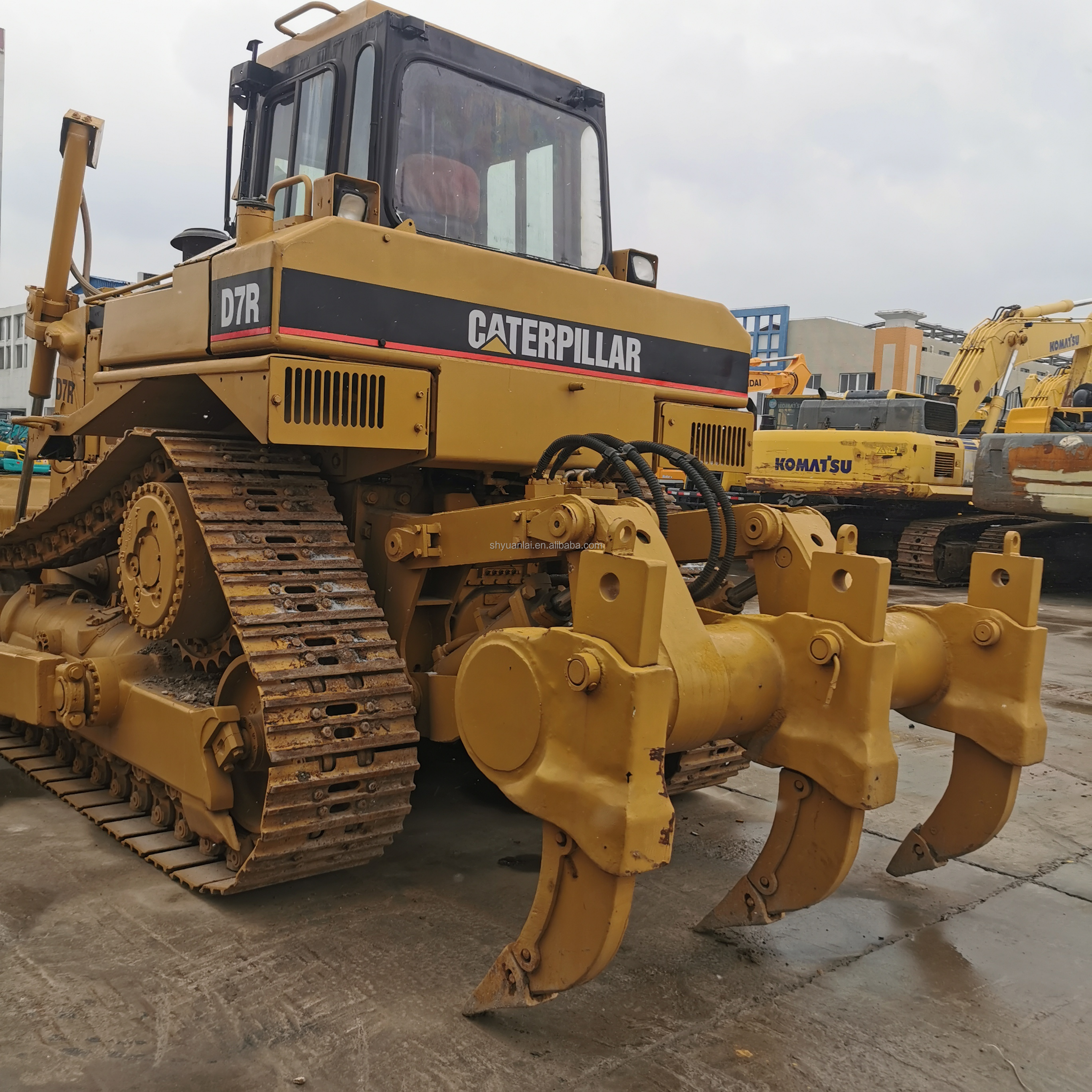 Used CAT D7R Crawler Bulldozer original japan Caterpillar D7G D7H D7R Dozers for sale