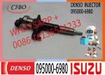 New Diesel Fuel Injector 095000-6980 8-98011604-0 For ISUZU 4JJ1 SH130-8 3.0