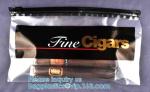 Slider Tobacco Bags, Zipper Cigar Pouches, Fine Tobacco, Slider Top Closure