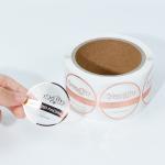 CMYK Pantone Self Adhesive Label Sticker Waterproof Foil Logo Packaging CE SGS