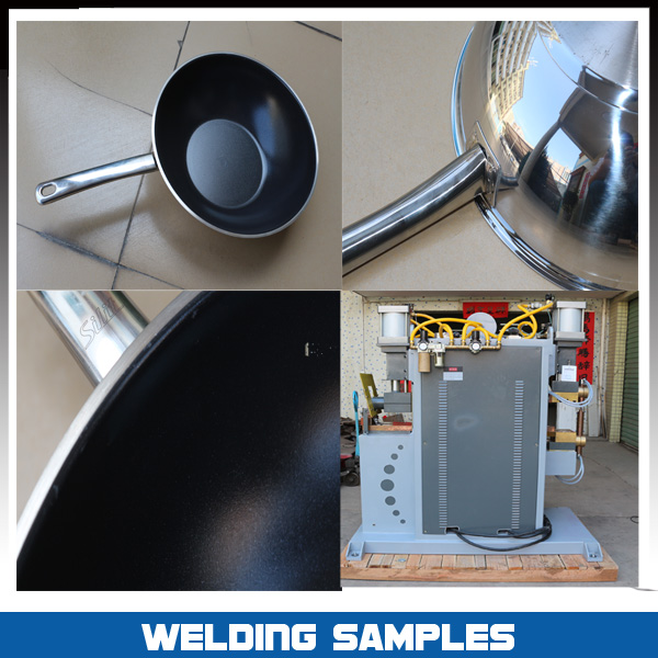 Non Stick Pan Handle Capacitor Discharge Welding Machine DC Spot SS Cookware Making