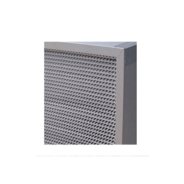 Deep Pleated Air Conditioner Filters Hepa , 5um V Bank Filters Aluminum Separator
