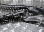 300 Gsm Punched Leather PU + Viscose Composition 0.5 Mm Thickness