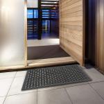 Rubber Floor Mat With Holes, 24''X 36'' Anti-Fatigue/Non-Slip Drainage Matbar