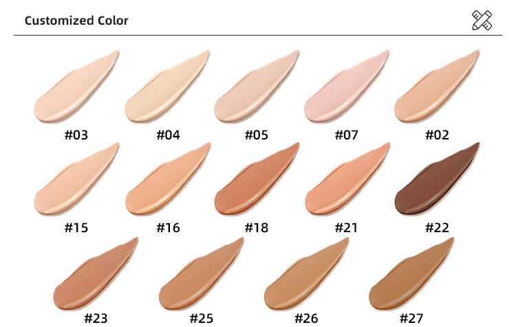 Vegan Full Coverage Foundation Private Label Makeup Matte Foundation for Makeup