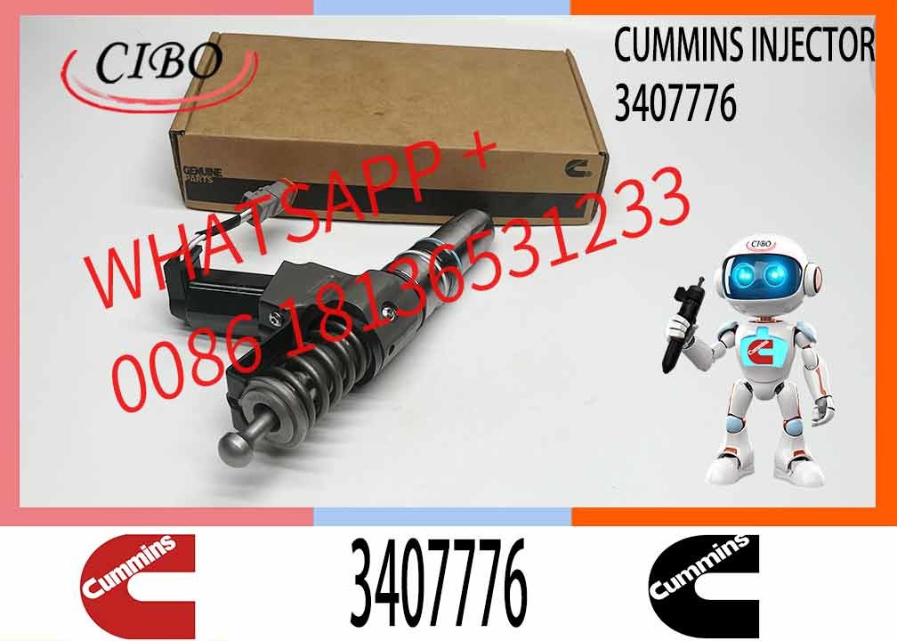 Auto Parts Common Rail Diesel Fuel Injector 3407776 3411385 3087558F For Cummins QSN14 N14