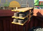 50T Capacity 20ft low Speed 2 Drum Axle Semi Flatbed Truck Trailer