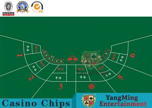 China Bull Green Poker Game Tablecloth Can Be Designed With Custom Logo Pattern Size on sale