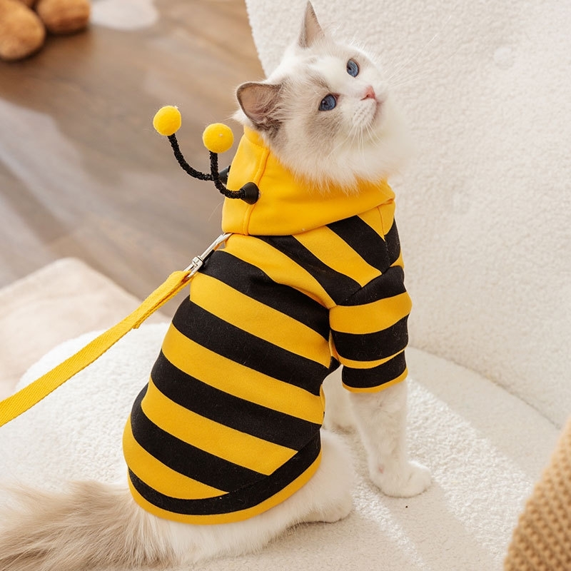 Lightweight Microfiber Adjustable Waistband Cat Clothes Winter Jacket