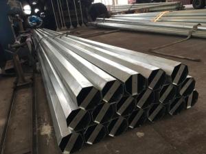 Wholesale Hexadecagon Mast Light Pole Overlap Connection For Distribution Line from china suppliers