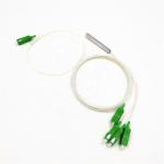 1x4 Fiber Optic Splitter With APC / UPC Connector Micro Size Custom Length