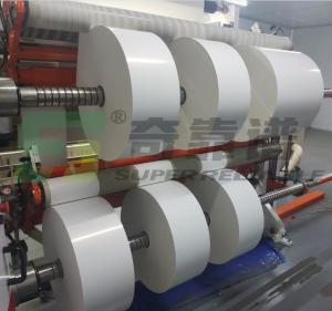 Wholesale Semi Glossy 120g Self Adhesive Paper in rolls with glassine liner from china suppliers
