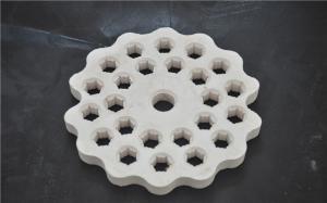 Wholesale Alumina Ceramic Disc Refractory Kiln Furniture Wear Resistant High Density from china suppliers