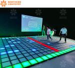 250V LED Dance Floor Tile Interactive Game Super Grid 2 Year Warranty