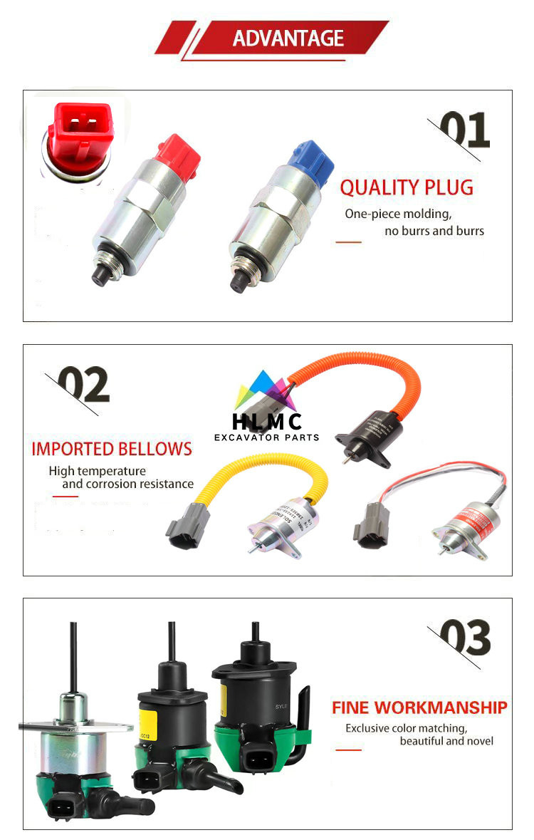6677383 12V Fuel Shut Off Stop Solenoid Bob Spool Lock Solenoid S160 S175 S185 S205 S220 S250 S300 S330