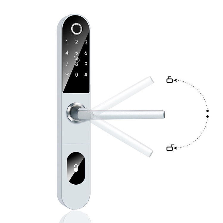 Wholesale Easloc BLE Smart Fingerprint Door Lock Keyless Aluminium Alloy from china suppliers