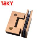 Customizable Stainless Steel 304 Shower Door Hinge in Rose Gold for 45KG Door