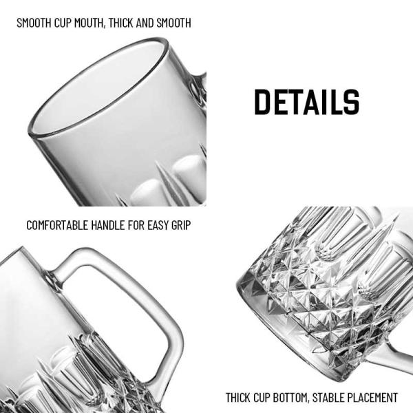 Factory B2B Custom 16-30oz Beer Glasses: Bulk Stock, Quick Delivery – Ideal for Large-Scale Sourcing