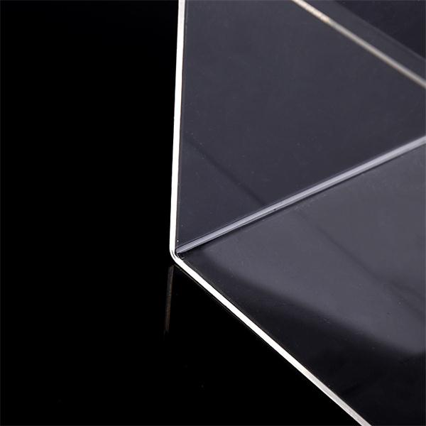 handmade high quallty clear acrylic shoe box with lid