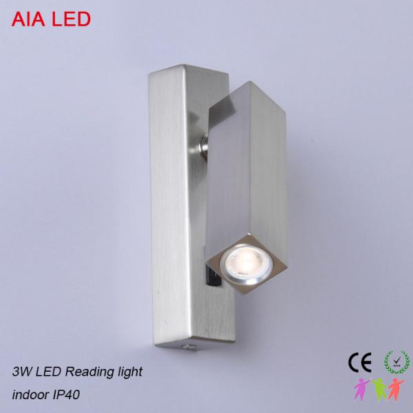 Adjustable modern 30degree 3W LED wall light/led reading light for hotel