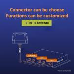 Omni Directional Waterproof Screw Mount 5-in-1 Combined Combination Antenna