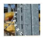 Fence Barbed Wire Galvanized Protection Steel Wire 500 Meters Razor Blade