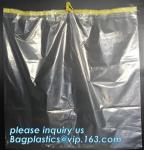 Customized HDPE t-shirt plastic garbage bags for medical disposal yellow