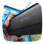 Rubber Mining Port Pipe Multi Ply Textile Flame Resistant Conveyor Belt