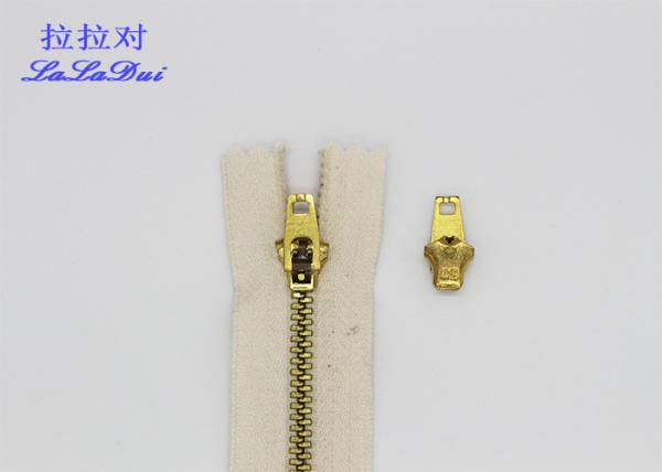7 Inch Heavy Duty Coat Zippers 4 # , Invisible Separating White / Black Jacket