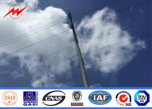 Wholesale Conical HDG 15m 510kg Steel Electrical Utility Poles For Transmission Overhead Line from china suppliers