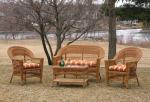 4pcs America wicker sofa