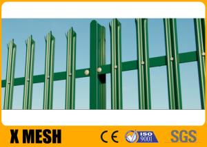 Wholesale Green Powder Coated Palisade Fence Panels Pale Thickness 3mm For Thermal Power Plant from china suppliers