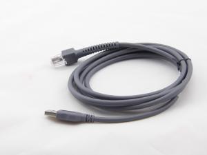 Wholesale 7FT USB TO RJ50 10P10C BARCODE SCANNER USB CABLE FOR LS2208,LS4278 from china suppliers