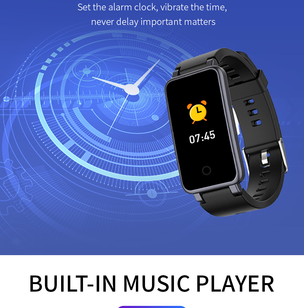 0.96inch 1.14inch Sleep Monitoring Smartwatch Custom Black Blue Pink