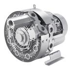 Side Channel High Pressure Air Blower For Aquafarm 100 - 290 Mbar
