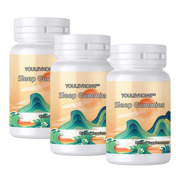 Mixed Berry 5mg Melatonin Sleep Supplement Gummies With 100mg L Theanine Support