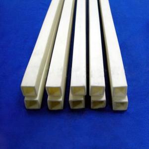 Wholesale 99% Alumina Based Ceramics , High Temp Thin Wall Ceramic Tube Suqare from china suppliers