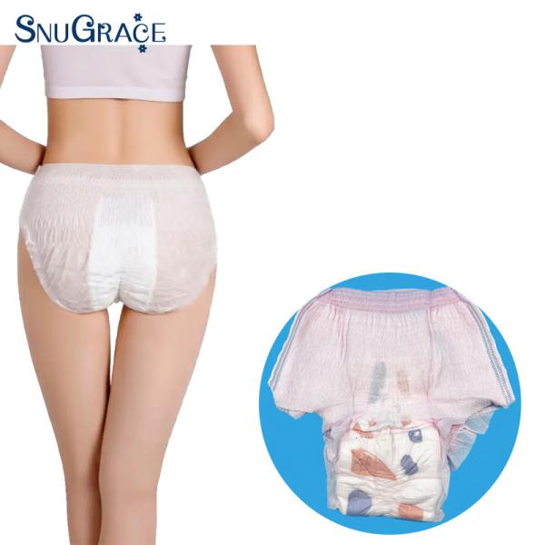 SnuGrace Women's Menstrual Pants Upgrade Lighter Breathable and Anti-Side
