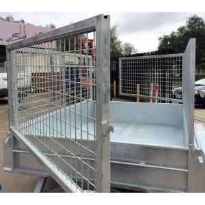 Wholesale 7x5 Heavy Duty Hot Dipped Galvanized Cage Trailer from china suppliers