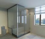Custom Tempered Glass Shower Enclosure Square Clear Tempered Glass Shower Room