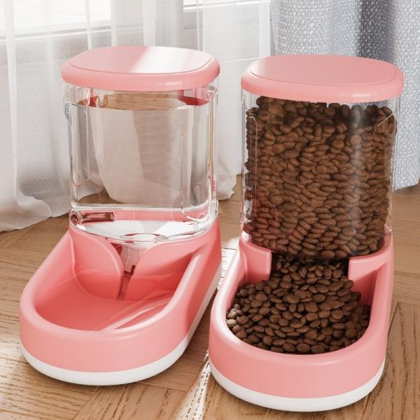 Food Grade Silicone Automatic Water Dispenser Gravity Flow Design For Dogs And Cats
