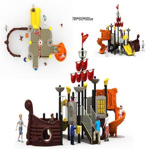 Wholesale Fadeproof Kids Playground Slide 789cm X 503cm X 500cm Ship Themed from china suppliers