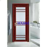 Luxury Home Decor Aluminium Clad Wooden Doors With doube glass Good Air