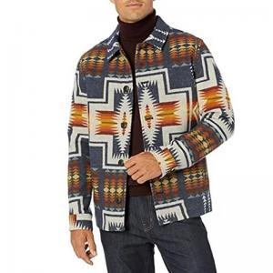 China                  Western Clothing Custom Plus Size Men′s Geometric Pattern Single Breasted Turndown Aztec Style Coats Jackets for Men              on sale
